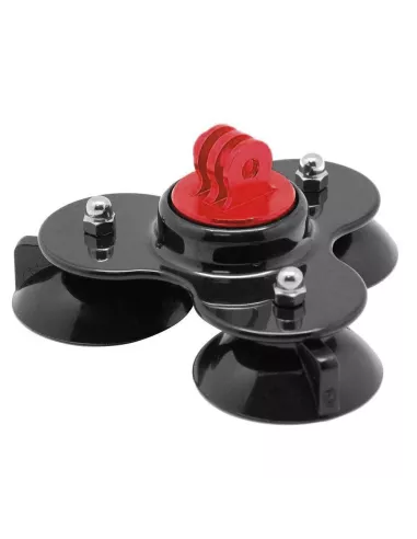 Triple suction cup car mount for Gopro and sport cameras | Ibroz