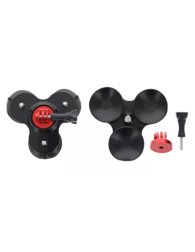 Support Auto Triple Ventouse pour Gopro et caméra sport | Ibroz