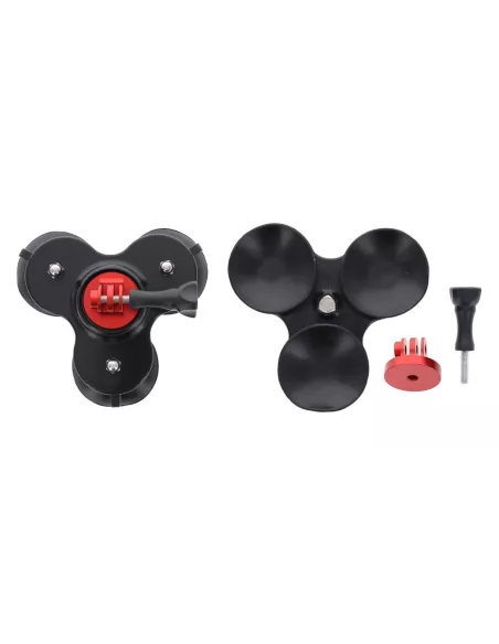 Triple suction cup car mount for Gopro and sport cameras | Ibroz