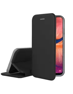 Samsung Galaxy A20e Leather Case Folio CLAM | Ibroz