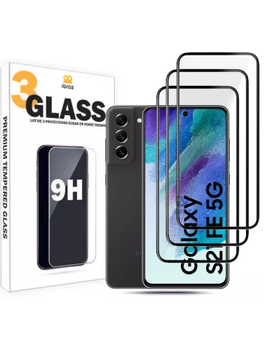 Lot de 3 Protections écran bord à bord pour Samsung Galaxy S21 FE e...