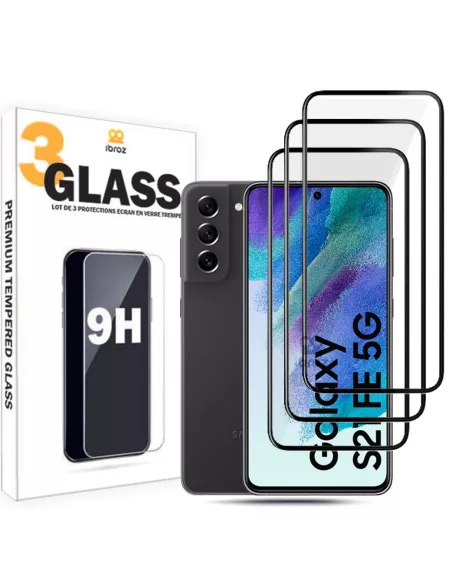 Lot de 3 Protections écran bord à bord pour Samsung Galaxy S21 FE e...