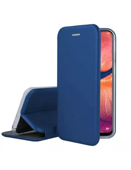 Samsung Galaxy A20e Leather Case Folio CLAM | Ibroz