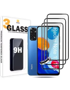 Lot de 3 Protections écran bord à bord pour Xiaomi Redmi Note 11/11...