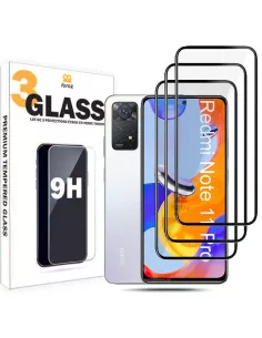 Lot de 3 Protections écran bord à bord pour Xiaomi Redmi Note 11 Pr...
