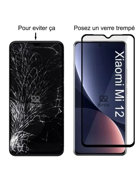Set of 3 Xiaomi 12-12x edge-to-edge glass screen protectors ...