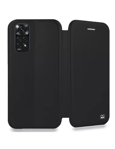 Xiaomi Redmi Note 11-11s Leather Case Folio Clam - Black | Ibroz