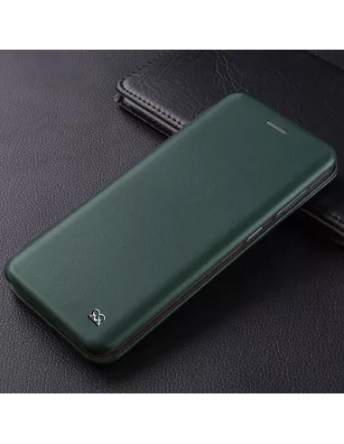 Xiaomi Redmi Note 11-11s Etui Cuir Folio Clam - Vert Sequoia | Ibroz