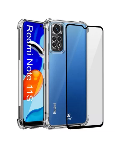 Xiaomi Redmi Note 11-11s Pack Coque antichocs + Protection Ecran 9H...