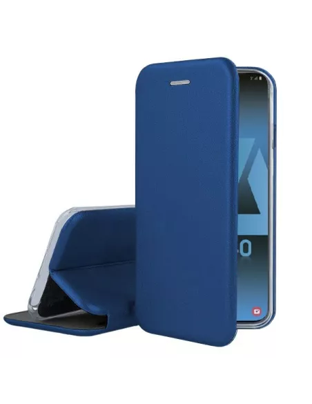 Samsung Galaxy A40 Leather Case Folio CLAM | Ibroz