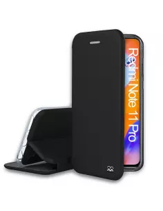 Xiaomi Redmi Note 11 Pro Etui Cuir Folio Clam - Noir | Ibroz