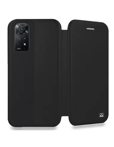 Xiaomi Redmi Note 11 Pro Etui Cuir Folio Clam - Noir | Ibroz