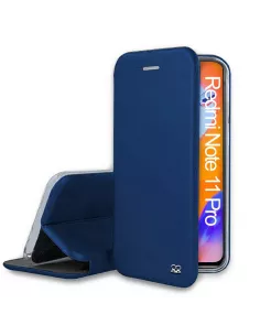 Xiaomi Redmi Note 11 Pro Leather Case Folio Clam - Cosmos Blue | Ibroz