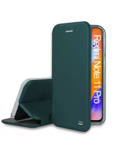 Xiaomi Redmi Note 11 Pro Leather Case Folio Clam - Sequoia Green | Ibroz