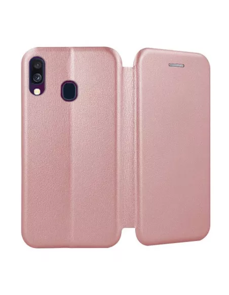 Samsung Galaxy A40 Etui Cuir Folio CLAM | Ibroz