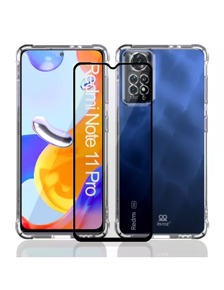 Xiaomi Redmi Note 11 Pro Pack Coque antichocs + Protection Ecran 9H...