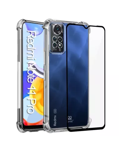 Xiaomi Redmi Note 11 Pro Pack Coque antichocs + Protection Ecran 9H...