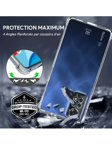 Xiaomi Redmi Note 11 Pro Pack Coque antichocs + Protection Ecran 9H...