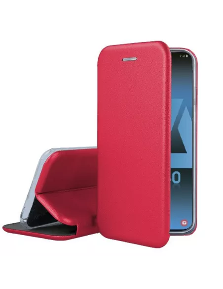 Samsung Galaxy A40 Leather Case Folio CLAM | Ibroz