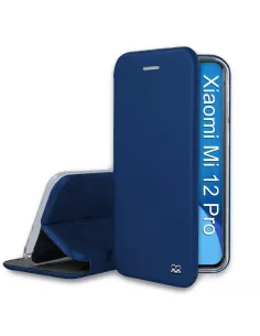 Xiaomi 12 Pro Etui Cuir Folio Clam - Bleu cosmos | Ibroz