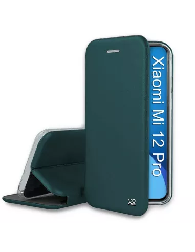 Xiaomi 12 Pro Etui Cuir Folio Clam - Vert Sequoia | Ibroz
