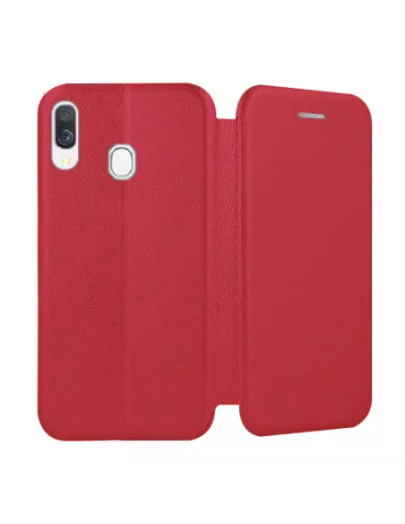Samsung Galaxy A40 Etui Cuir Folio CLAM | Ibroz