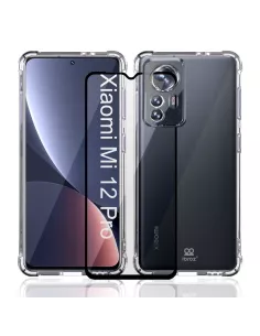 Xiaomi 12 Pro Pack Coque antichocs + Protection Ecran 9H - Transpar...