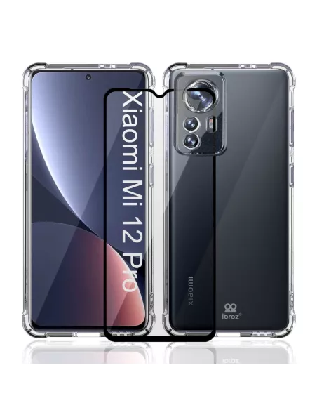 Xiaomi 12 Pro Pack Coque antichocs + Protection Ecran 9H - Transpar...