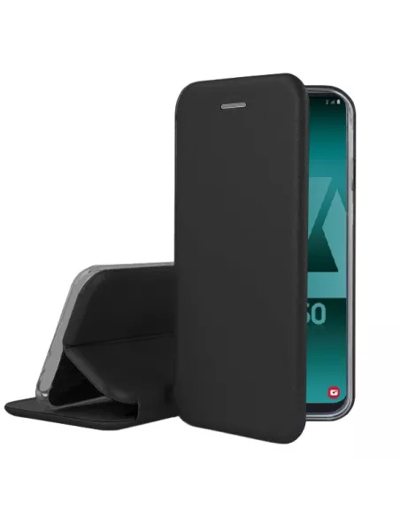 Samsung Galaxy A50 Leather Case Folio CLAM | Ibroz