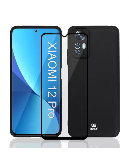Xiaomi 12 Pro ABS Ultra Slim Case + Screen Protector (5D) - 9H - N...