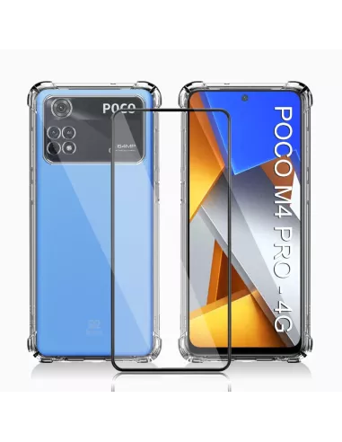 Xiaomi Poco M4 Pro (4G) Pack Coque antichocs + Protection Ecran 9H ...