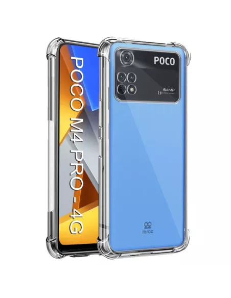 Xiaomi Poco M4 Pro (4G) Pack Shockproof Case + Screen Protector 9H ...