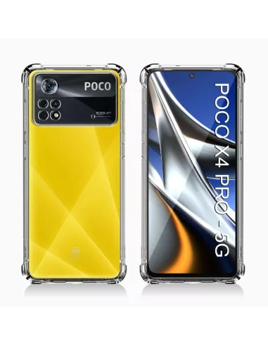 Xiaomi Poco X4 Pro (5G) Pack Shockproof Case + Screen Protector 9H ...