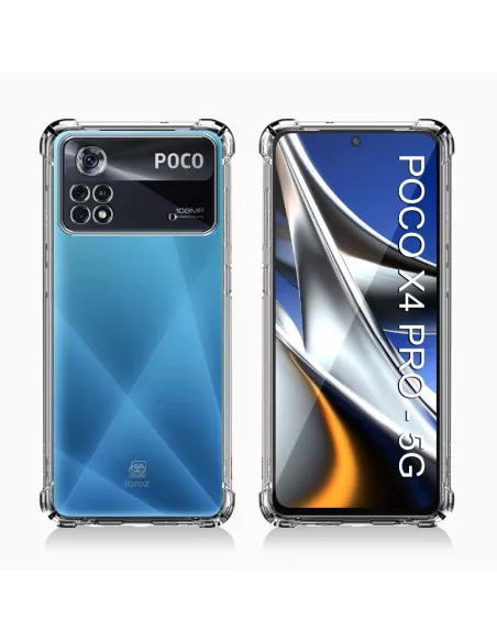 Xiaomi Poco X4 Pro (5G) Pack Shockproof Case + Screen Protector 9H ...