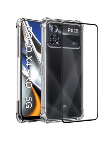 Xiaomi Poco X4 Pro (5G) Pack Coque antichocs + Protection Ecran 9H ...