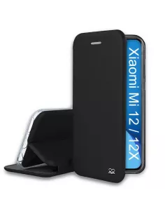 Xiaomi 12-12x Etui Cuir Folio Clam - Noir | Ibroz