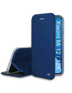 Xiaomi 12-12x Etui Cuir Folio Clam - Bleu cosmos | Ibroz