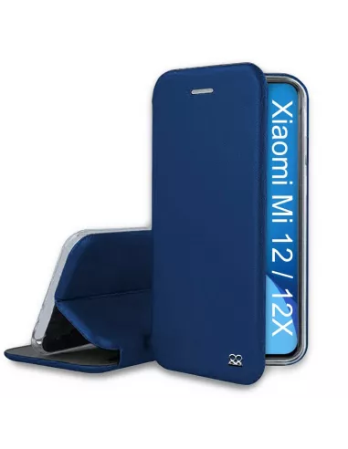 Xiaomi 12-12x Folio Clam Leather Case - Cosmos Blue | Ibroz