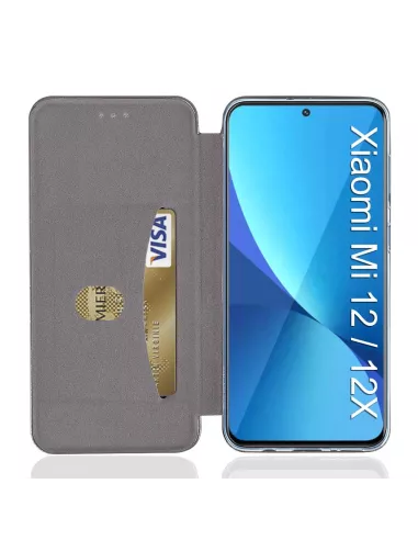 Xiaomi 12-12x Etui Cuir Folio Clam - Vert Sequoia | Ibroz