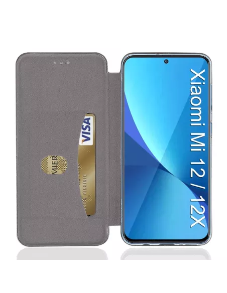 Xiaomi 12-12x Etui Cuir Folio Clam - Vert Sequoia | Ibroz