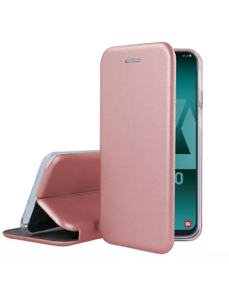 Samsung Galaxy A50 Leather Case Folio CLAM | Ibroz