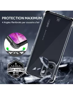 Oppo Find X5 Shockproof Case + 9H Screen Protector Pack - Transparent... 2