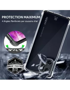Oppo Find X5 Pro Pack Coque Antichoc + Protection Ecran 9H - Transp... 2