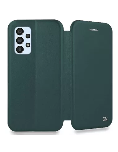 Samsung Galaxy A13 (4G) Etui Cuir Folio Clam - Vert Sequoia | Ibroz