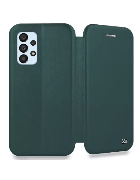Samsung Galaxy A13 (4G) Etui Cuir Folio Clam - Vert Sequoia | Ibroz