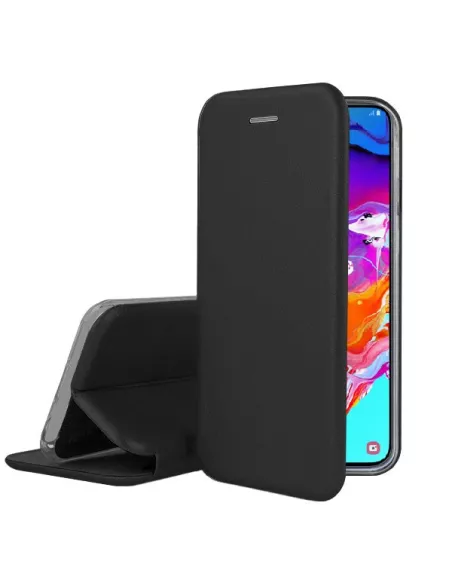 Samsung Galaxy A70 Leather Case Folio CLAM | Ibroz