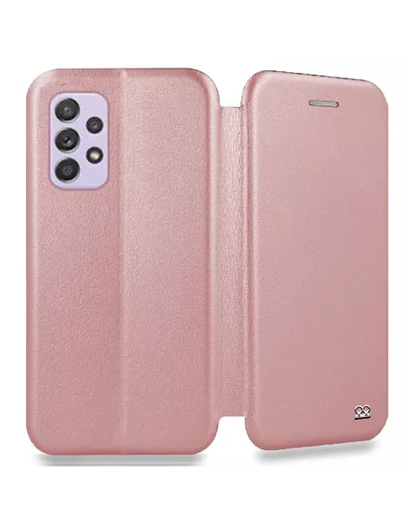 Samsung Galaxy A13 (4G) Etui Cuir Folio Clam - Rose gold | Ibroz