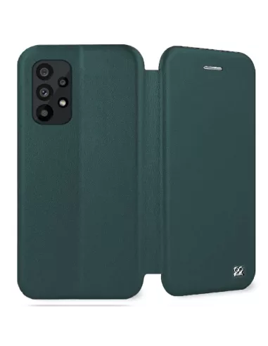 Samsung Galaxy A53 Etui Cuir Folio Clam - Vert Sequoia | Ibroz