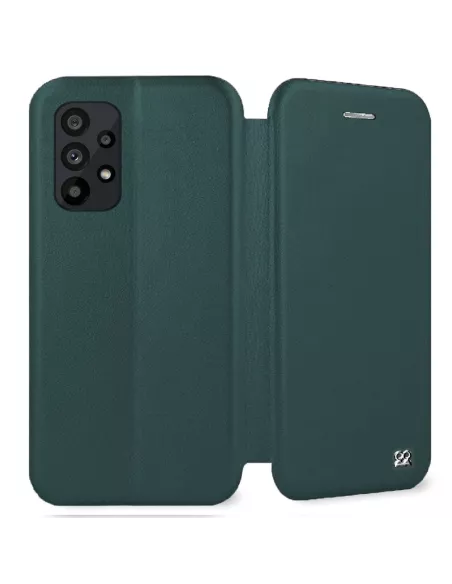 Samsung Galaxy A53 Leather Case Folio Clam - Sequoia Green | Ibroz