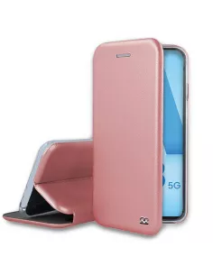 Samsung Galaxy A53 Leather Case Folio Clam - Pink gold | Ibroz